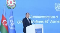 Ceyhun Bayramov BMT-nin 80 illik yubileyinə həsr olunmuş tədbirdə çıxış edib - FOTO