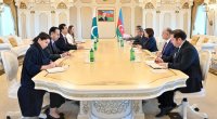Sahibə Qafarova Pakistan Senatının sədri ilə görüşüb - FOTO