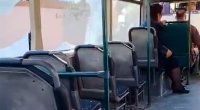 Sürücü avtobusu niyə bu vəziyyətdə idarə edib? - VİDEO