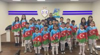 Qurban Qurbanov şəhid övladları ilə - FOTO
