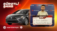 “Azərlotereya”nın “Sürətli Şans” lotereyasında 2 nəfər “Toyota Corolla” qazanıb - FOTO