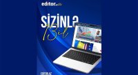 Editor.az informasiya portalı 13 YAŞINDA