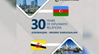 Rəsmi Bakı diplomatik münasibətlərin qurulmasının 30 illiyi münasibətilə Bruneyi təbrik etdi - FOTO