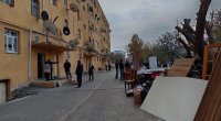 Çökən binada xəsarət alan olmayıb - Mənzillərdə əşyalar sıradan çıxıb - FOTO
