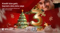 Kreditinizi Birbank-a gətirin, 3% Yeni il endirimi qazanın