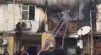SON DƏQİQƏ! Bakıda bina YANIR - VİDEO