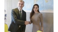Leyla Əliyeva və Qretel Agilar İsveçrədə əməkdaşlıq imkanlarını müzakirə ediblər - FOTO
