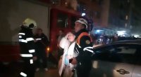 Abşeron Gənclər şəhərciyindəki yanğına görə sakinlər təxliyə edildi - VİDEO