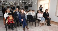 Leyla Əliyeva və Alena Əliyeva Gəncədə uşaq evində - FOTO