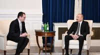 İlham Əliyev Vaşinqtonda Amerika İsrail İctimai Əlaqələr Komitəsinin rəhbəri ilə görüşüb - FOTO/VİDEO