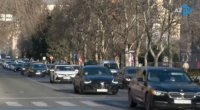 Bakının mərkəzi küçəsində sürücüləri çaşdıran zolaq - VİDEO