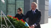 Prezident və birinci xanım Xocalı Soyqırımı Memorialının açılışında - VİDEO