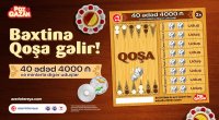Yeni &ldquo;Qoşa&rdquo; lotereyası satışa çıxıb