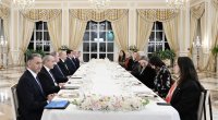 Prezidentin Aİ Şurasının Prezidenti ilə rəsmi nahar əsnasında geniş tərkibdə görüşü olub - FOTO