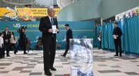 Qazaxıstan Prezidenti referendumda səs verdi - FOTO