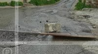 Masazırda su xətti partladı: İçməli su günlərdir ki, yola axır &ndash; FOTO