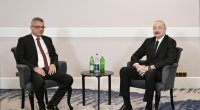 İlham Əliyev və Şimali Kipr Prezidenti arasında GÖRÜŞ - FOTO