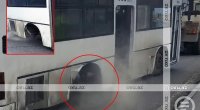 "Sulutəpə dairəsi"ndə sərnişin avtobusu təkərsiz sürüldü - VİDEO