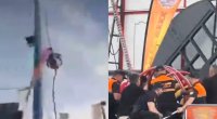 Festival zamanı attraksionda qəza: 4 nəfər xəsarət aldı - VİDEO