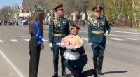 Rusiyada Qələbə paradında gözlənilməz olay - Video