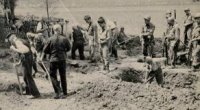 Nasistlər Krivoy Roqda insanları öz məzarlarını qazmağa məcbur edirmiş - ARXİV - FOTO