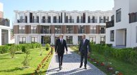 İlham Əliyev Zəngilan şəhərində ilk yaşayış kompleksinin açılışında - FOTO
