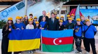 18 ukraynalı uşaq reabilitasiya üçün Bakıya gətirildi - FOTO
