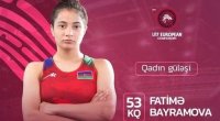 Fatimə Bayramova Avropa çempionatında bürünc medal qazandı