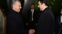Şavkat Mirziyoyev Azərbaycana gəldi - FOTO