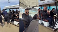 Emin Ağalarov &ldquo;Sea Breeze&rdquo;də gölməçəyə düşdü - VİDEO