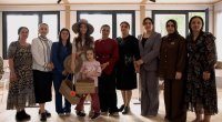 Leyla Əliyeva Masallıda həsirçiliklə məşğul olan qadınlarla görüşdü &ndash; FOTO