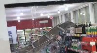 Sumqayıtda "Al market"in tavanı çökdü -ANBAAN VİDEO