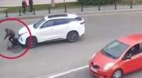 Bakıda velosipedçi avtomobilin altında qaldı &ndash; ANBAAN VİDEO