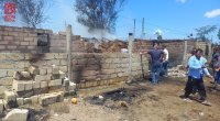 Kürdəmirdə tövlə və 1000 ot bağlaması yandı &ndash; FOTO-VİDEO