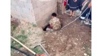 Qazaxıstanda 1 yaşlı uşaq tualet çuxuruna düşdü - VİDEO
