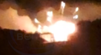 Krımda ruslar üçün mühüm dəmir yolu körpüsü vuruldu: Hərəkət dayandırıldı &ndash; FOTO/VİDEO
