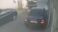 Zabratda qəribə yol qəzası- VİDEO