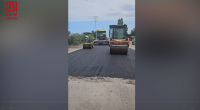 Nabrana gedən çökmüş yol bərpa edildi &ndash; VİDEO
