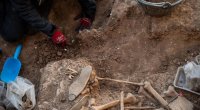 Kütləvi məzarlıqda 77 başsız skelet tapıldı