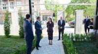 Leyla Əliyeva Şəki Şəhər İncəsənət Məktəbində - FOTO