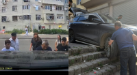 Kişilərin gücü çatmadı, köməyə qadın gəldi...&ndash; Video