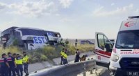Türkiyədən İraqa gedən avtobus aşdı: 44 yaralı var - VİDEO