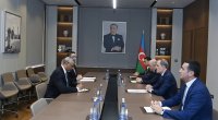 Ceyhun Bayramov ÜGT-nin baş katibi ilə görüşdü &ndash; FOTO