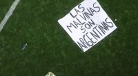 Argentina yığması İngiltərə üzərindəki qələbəni təxribatçı bannerlə qeyd etdi &ndash; FOTO