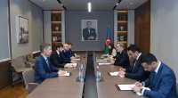 Ceyhun Bayramov Putinin köməkçisini qəbul etdi - FOTO