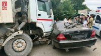 Qubada ağır qəza: Sürücü vəfat etdi