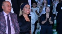 Nazir xanımı ilə festivalı izlədi (FOTO)