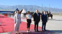 Çolpon-Ata şəhərində Prezident və birinci xanımın şərəfinə dövlət ziyafəti verildi