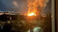 Belgorodda Rusiya bütün gecə Ukrayna dronlarını məhv etməyə çalışıb - VİDEO