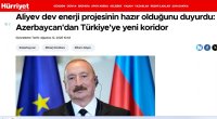 İlham Əliyevin Zəngəzur dəhlizi ilə bağlı fikirləri Türkiyə mediasının diqqət mərkəzindədir - FOTO